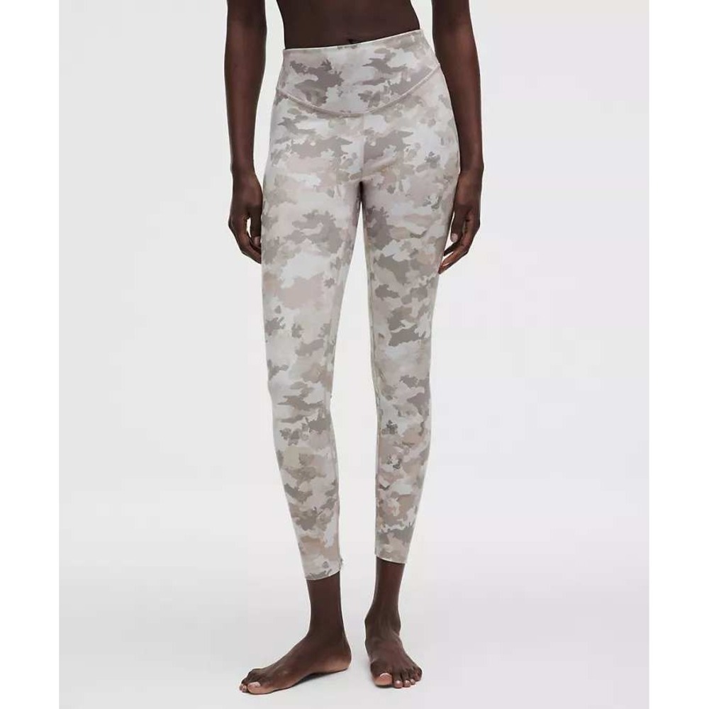 Lululemon Wunder Under SmoothCover HR Tights 25" Thawed Camo Multi Size 4 NWT